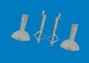 Eduard 632214 Bf 109G undercarriage legs PRINT for REVELL 1/32